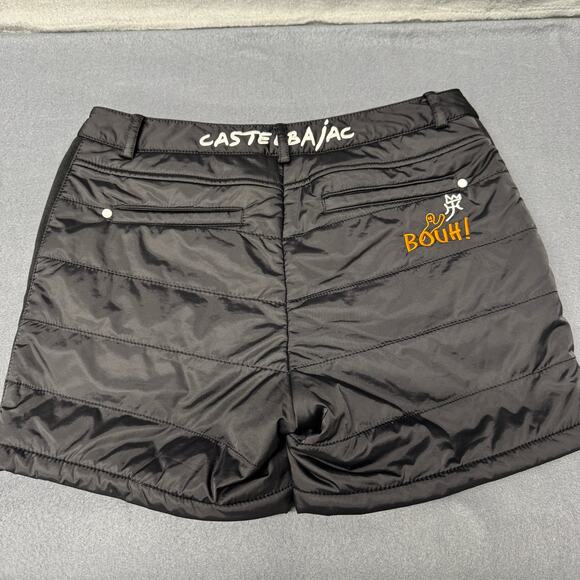 JC de Castelbajac Shorts Womens 30 (30x4.5 aCTUAL) Black Puffer Ghost BOUH Rare! - Picture 6 of 7